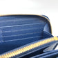 LOUIS VUITTON M81226 Monogram Jacquard Denim Zippy Wallet Round Zipper Wallet Long Wallet Denim Ladies Blue