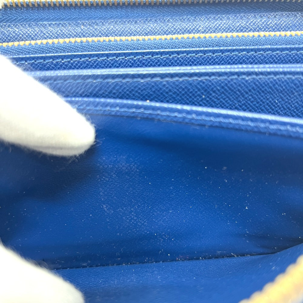 LOUIS VUITTON M81226 Monogram Jacquard Denim Zippy Wallet Round Zipper Wallet Long Wallet Denim Ladies Blue