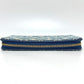 LOUIS VUITTON M81226 Monogram Jacquard Denim Zippy Wallet Round Zipper Wallet Long Wallet Denim Ladies Blue