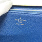 LOUIS VUITTON M81226 Monogram Jacquard Denim Zippy Wallet Round Zipper Wallet Long Wallet Denim Ladies Blue