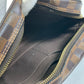 LOUIS VUITTON N41219 Damier Pochette Saint Paul Pouch with Strap, Men's Second Bag, Damier Canvas, Ebene Brown