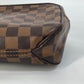 LOUIS VUITTON N41219 Damier Pochette Saint Paul Pouch with Strap, Men's Second Bag, Damier Canvas, Ebene Brown