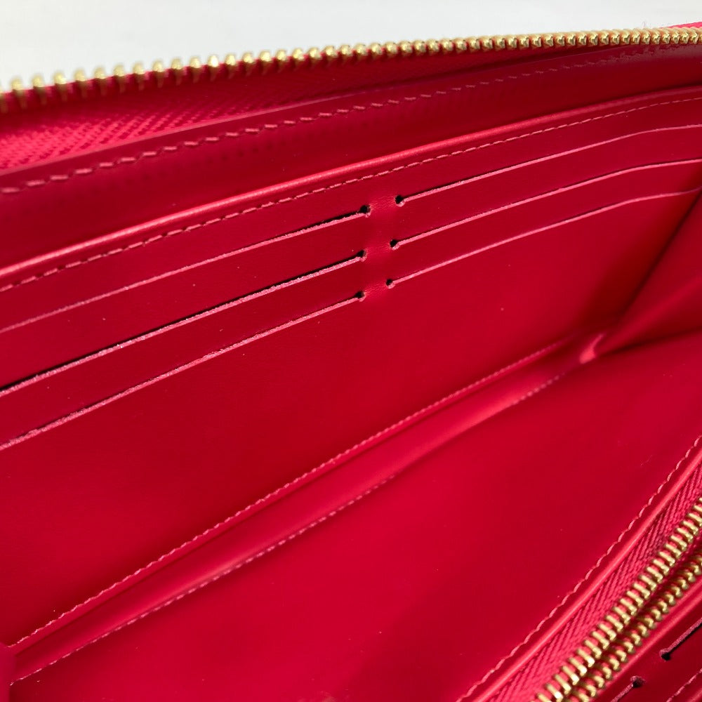 LOUIS VUITTON M81154 Cartera Zippy Monogram Vernis 2022 Valentine Limited Cartera larga Monogram Vernis Ladies Fucsia Rosa Neón