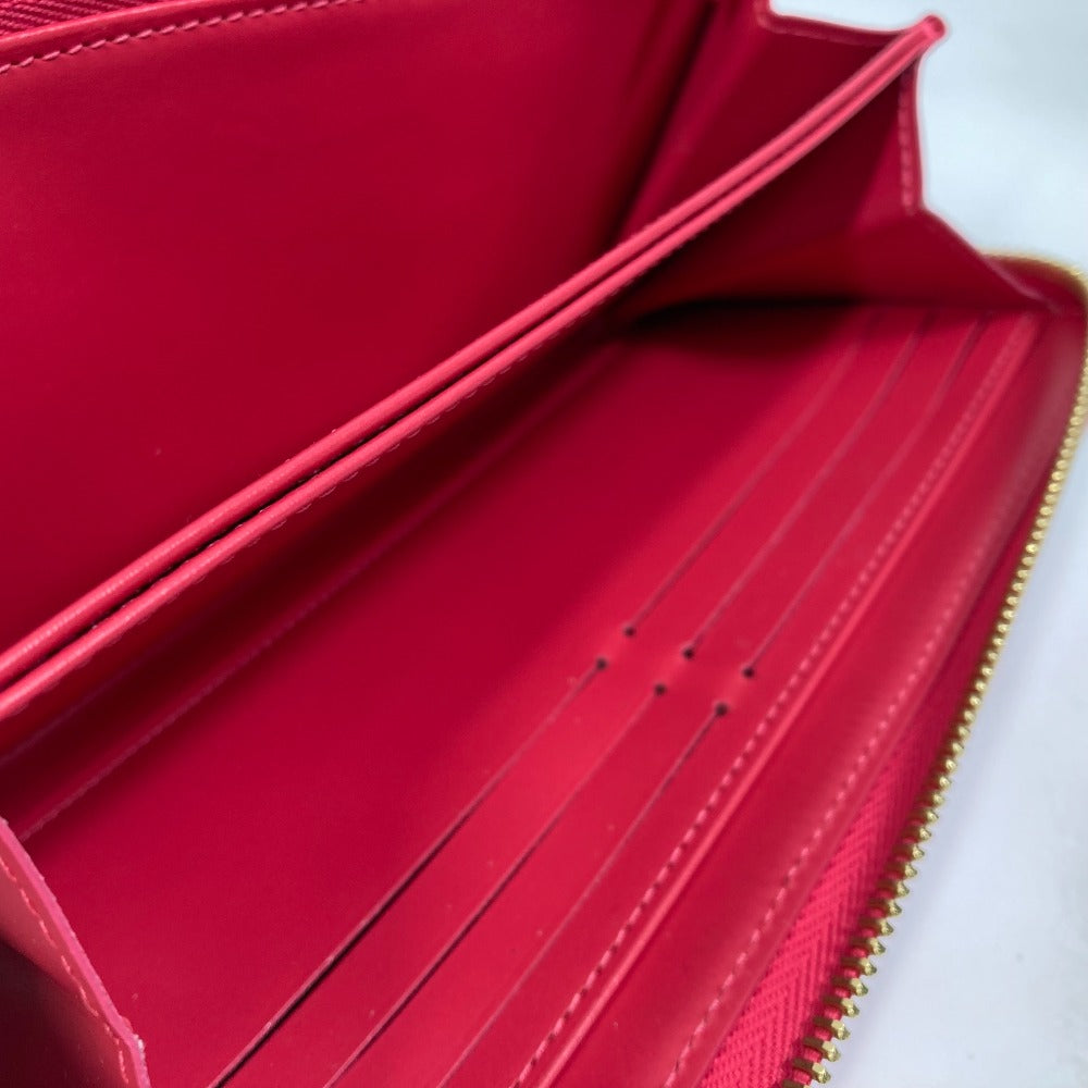 LOUIS VUITTON M81154 Cartera Zippy Monogram Vernis 2022 Valentine Limited Cartera larga Monogram Vernis Ladies Fucsia Rosa Neón