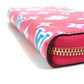 LOUIS VUITTON M81154 Cartera Zippy Monogram Vernis 2022 Valentine Limited Cartera larga Monogram Vernis Ladies Fucsia Rosa Neón