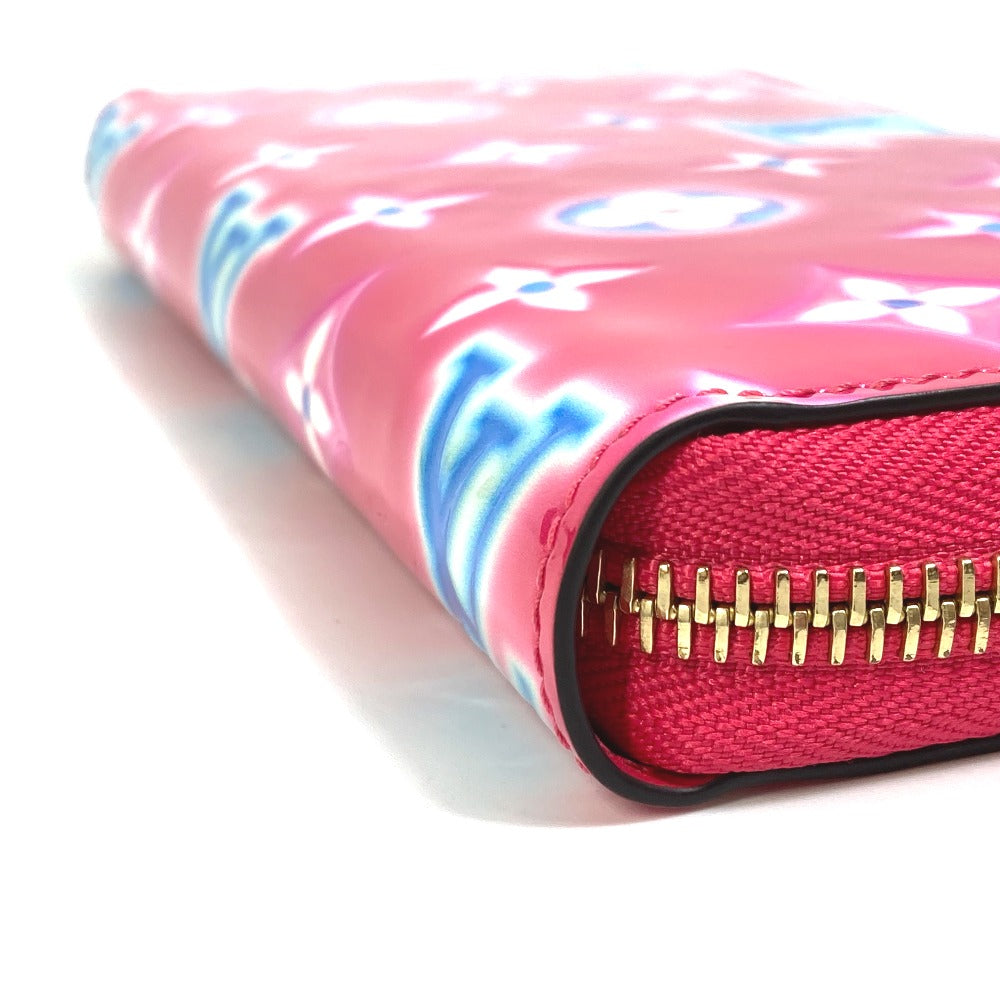 LOUIS VUITTON M81154 Cartera Zippy Monogram Vernis 2022 Valentine Limited Cartera larga Monogram Vernis Ladies Fucsia Rosa Neón