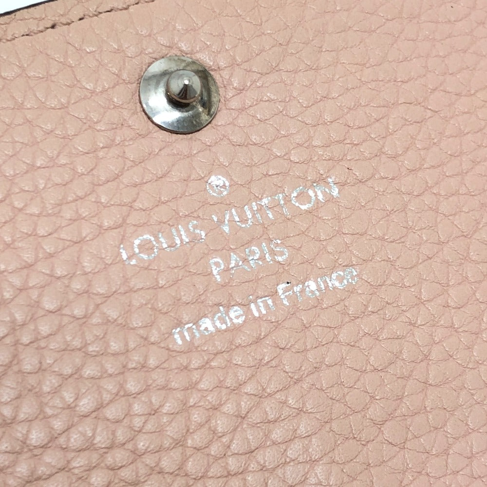 LOUIS VUITTON M60145 Monogram Mahina Portefeuille Iris Wallet Long Wallet Long Wallet Monogram Mahina Leather Magnolia Pink