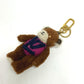 LOUIS VUITTON M69854 ポルト クレ LVテディベア バッグチャーム キーホルダー モヘア レディース ブラウン - brandshop-reference