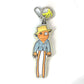 LOUIS VUITTON MP2922 LV Friends Monogram Porte-Clés LV Scarecrow Bag Charm Keychain Leather Men's Multicolor