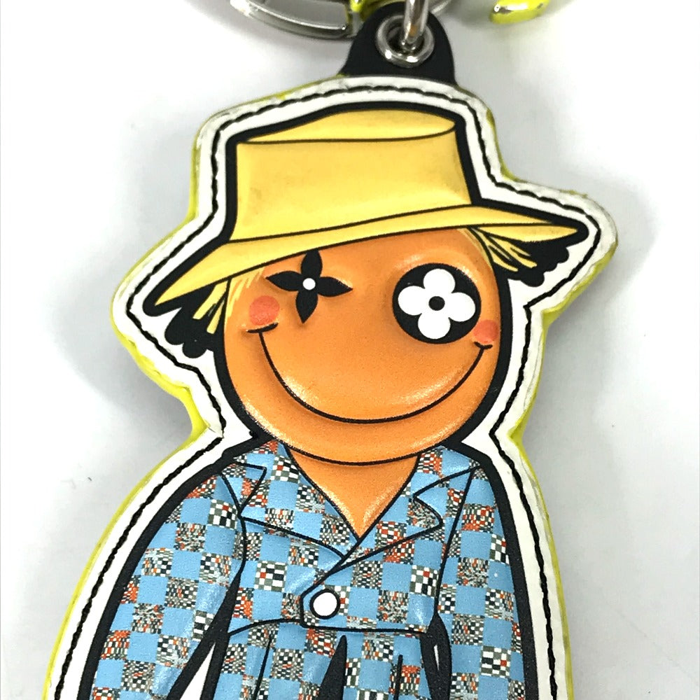 LOUIS VUITTON MP2922 LV Friends Monogram Porte-Clés LV Scarecrow Bag Charm Keychain Leather Men's Multicolor