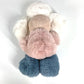 LOUIS VUITTON GI0445 Dudu Vivienne Muñeca Interior Peluche Piel Mujer Blanco
