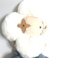LOUIS VUITTON GI0445 Dudu Vivienne Muñeca Interior Peluche Piel Mujer Blanco