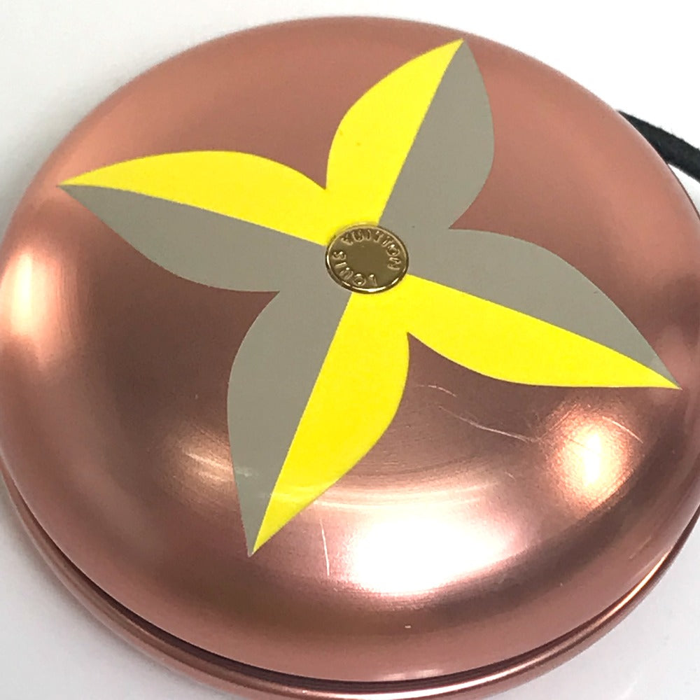 LOUIS VUITTON GI0090 Monogram Flower Yoyoroi Yo-Yo Toy, Metal, Unisex, Pink and Yellow