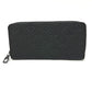 LOUIS VUITTON M69047 Monogram Zippy Wallet Vertical Round Zipper Long Wallet in Taurillon Leather, Men's, Black