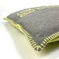 LOUIS VUITTON MP2158 Julio Cushion, Louis, Interior Goods, Furniture, Cushion, Wool/Cashmere, Unisex, Yellow/Gray