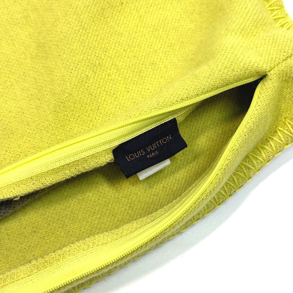 LOUIS VUITTON MP2158 バイカラー クッション・フリオ ルイ ピロー 枕 インテリア クッション ウール/カシミヤ メンズ イエロー