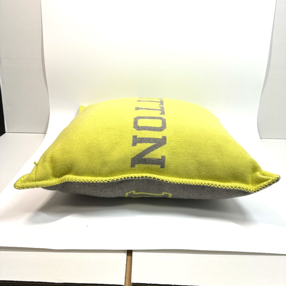 LOUIS VUITTON MP2158 バイカラー クッション・フリオ ルイ ピロー 枕 インテリア クッション ウール/カシミヤ メンズ イエロー