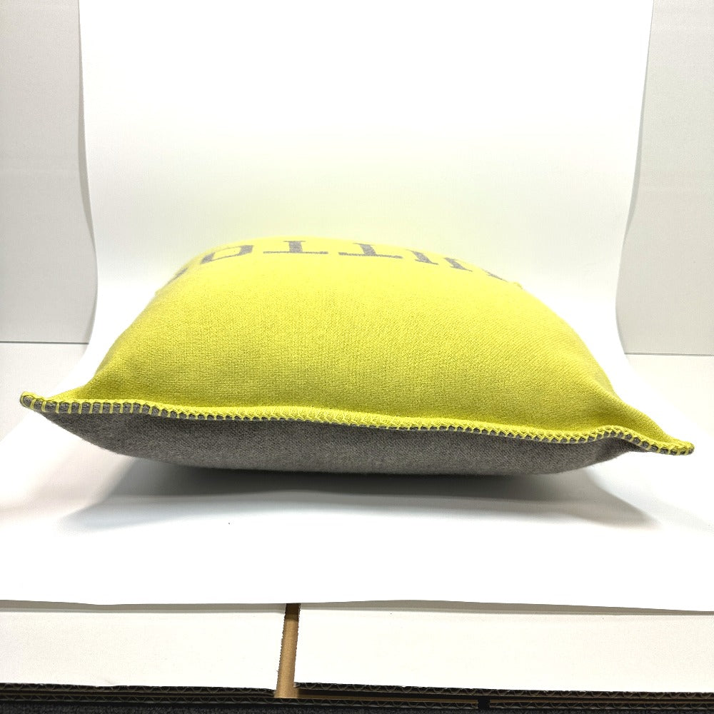 LOUIS VUITTON MP2158 バイカラー クッション・フリオ ルイ ピロー 枕 インテリア クッション ウール/カシミヤ メンズ イエロー