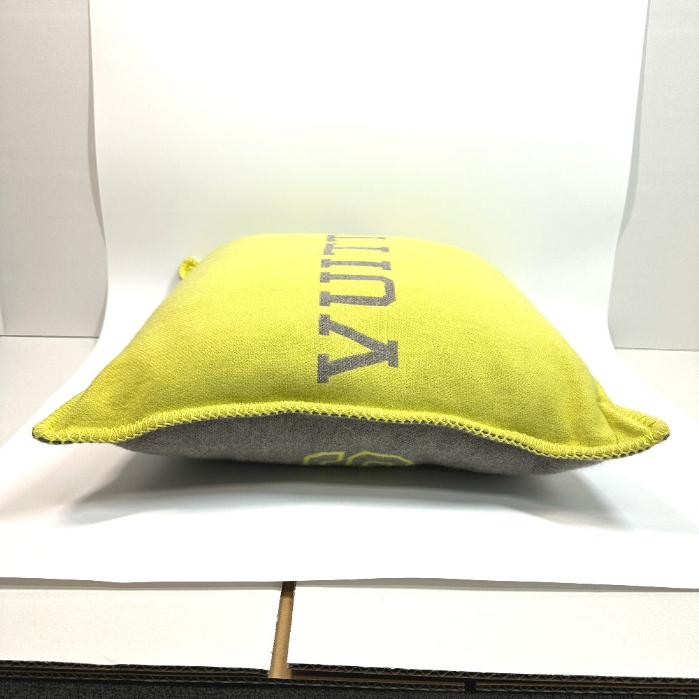 LOUIS VUITTON MP2158 バイカラー クッション・フリオ ルイ ピロー 枕 インテリア クッション ウール/カシミヤ メンズ イエロー