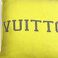 LOUIS VUITTON MP2158 バイカラー クッション・フリオ ルイ ピロー 枕 インテリア クッション ウール/カシミヤ メンズ イエロー