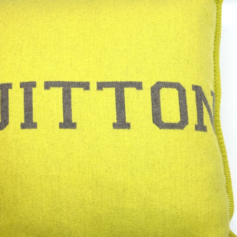 LOUIS VUITTON MP2158 バイカラー クッション・フリオ ルイ ピロー 枕 インテリア クッション ウール/カシミヤ メンズ イエロー