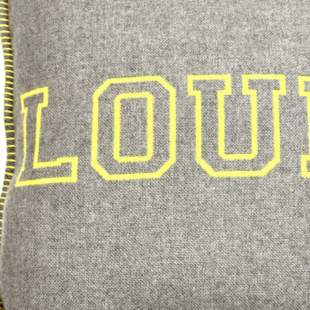 LOUIS VUITTON MP2158 バイカラー クッション・フリオ ルイ ピロー 枕 インテリア クッション ウール/カシミヤ メンズ イエロー