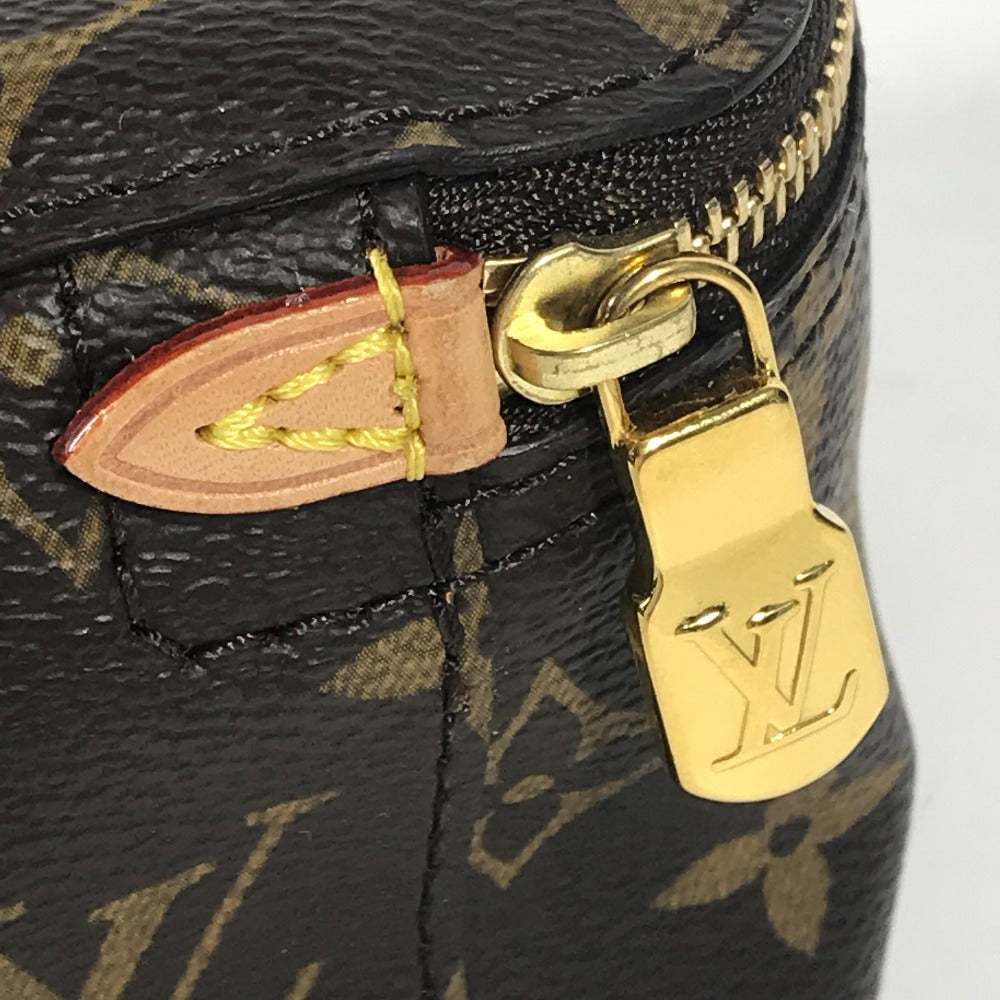 LOUIS VUITTON M43688 モノグラム キューブ・ドゥ・ランジュモン PM メイクポーチ 化粧ポーチ ポーチ モノグラムキャンバス レディース ブラウン - brandshop-reference