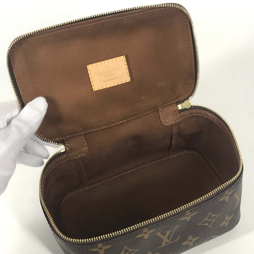 LOUIS VUITTON M43688 モノグラム キューブ・ドゥ・ランジュモン PM メイクポーチ 化粧ポーチ ポーチ モノグラムキャンバス レディース ブラウン - brandshop-reference
