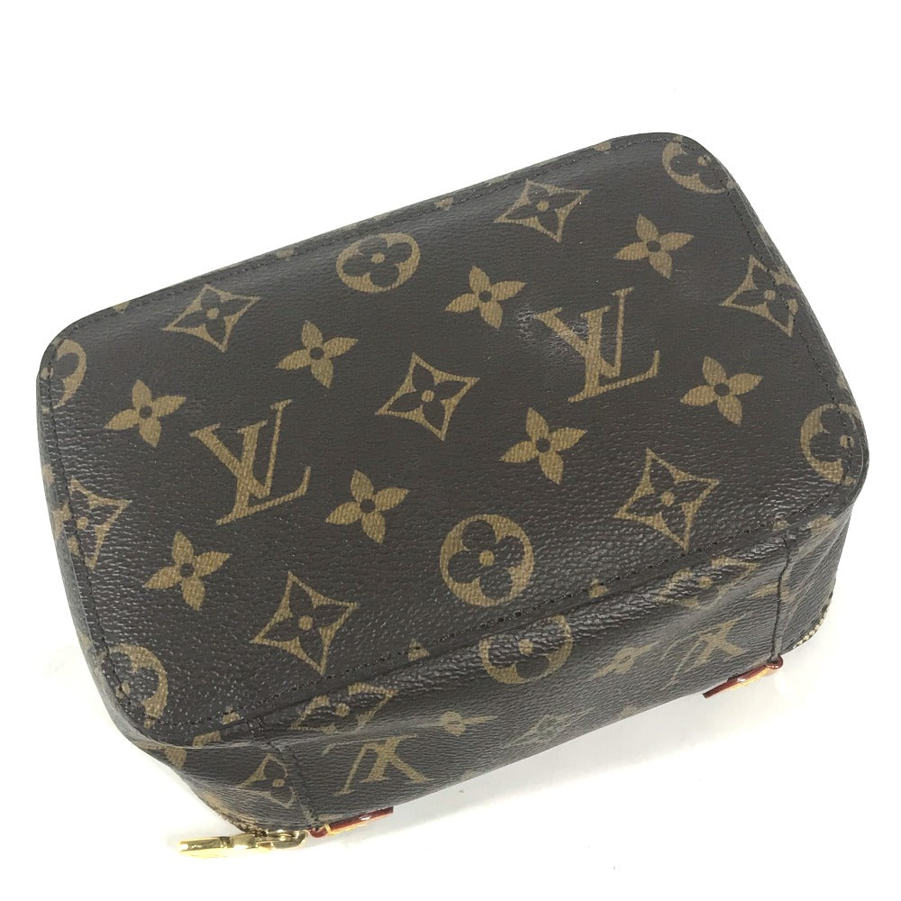 LOUIS VUITTON M43688 モノグラム キューブ・ドゥ・ランジュモン PM メイクポーチ 化粧ポーチ ポーチ モノグラムキャンバス レディース ブラウン - brandshop-reference