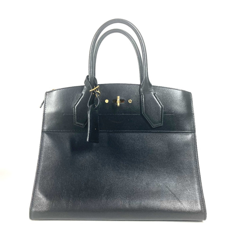 LOUIS VUITTON M53015 カバン シティ スティーマー MM ハンドバッグ レザー レディース ノワール ブラック