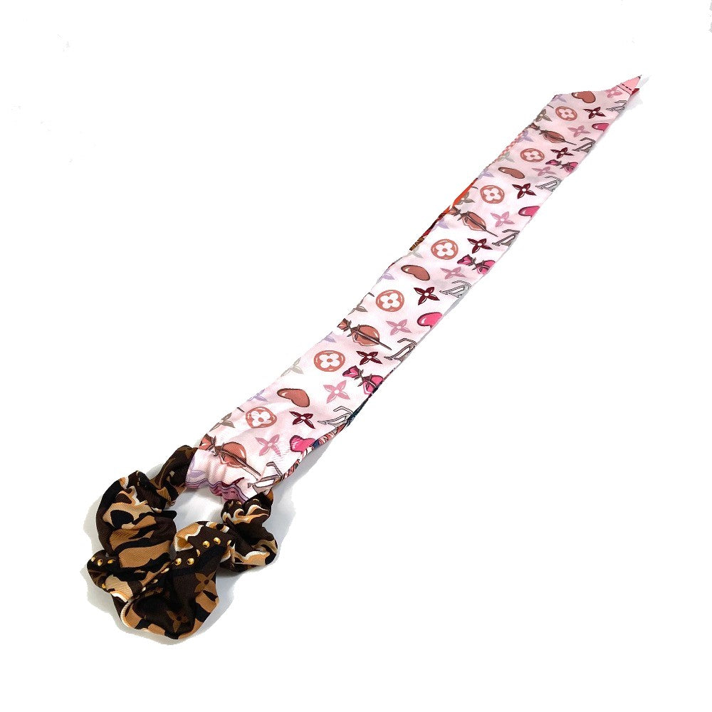 LOUIS VUITTON M76741 Accessory Scrunchie Silk Ribbon Be Mindful Hair Tie Scrunchie Silk Women's Multicolor