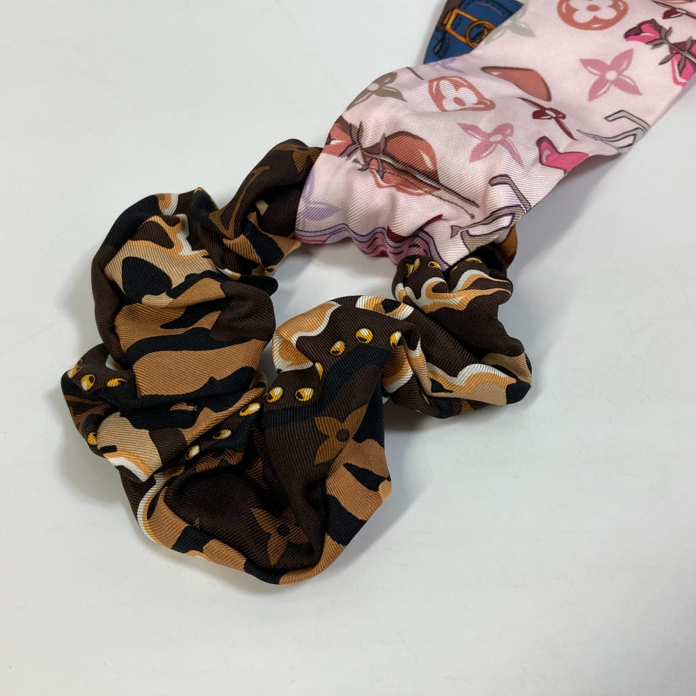 LOUIS VUITTON M76741 Accessory Scrunchie Silk Ribbon Be Mindful Hair Tie Scrunchie Silk Women's Multicolor