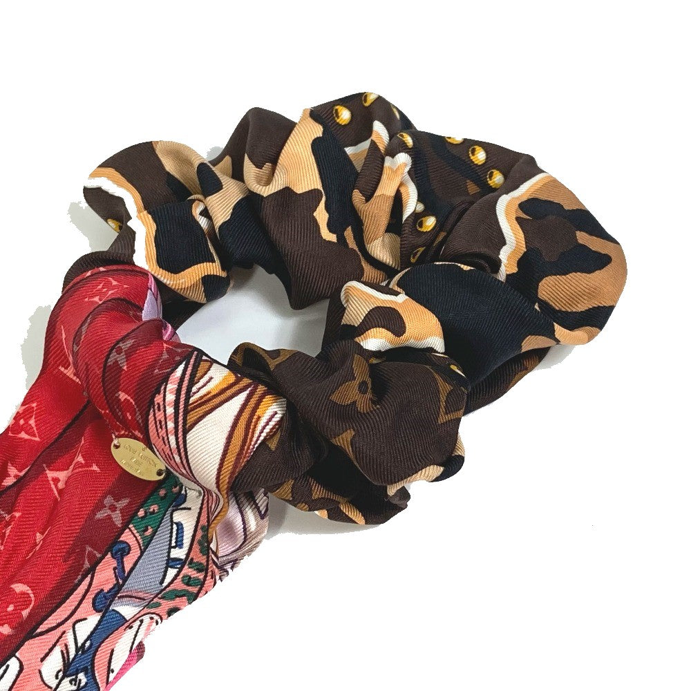 LOUIS VUITTON M76741 Accessory Scrunchie Silk Ribbon Be Mindful Hair Tie Scrunchie Silk Women's Multicolor