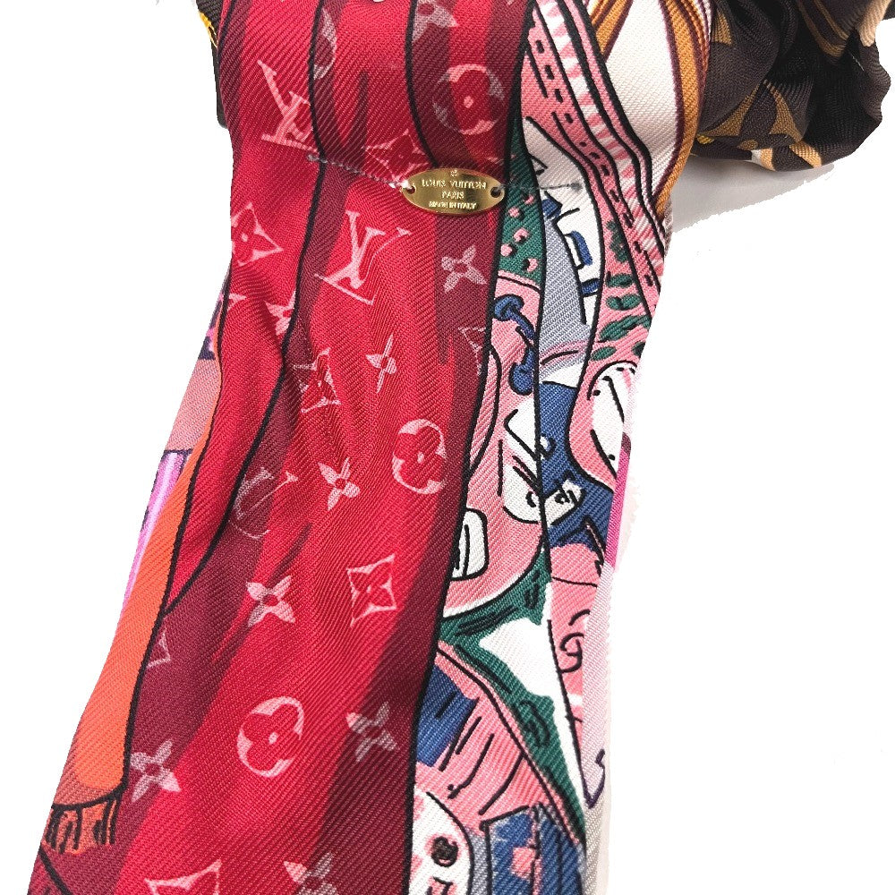 LOUIS VUITTON M76741 Accessory Scrunchie Silk Ribbon Be Mindful Hair Tie Scrunchie Silk Women's Multicolor
