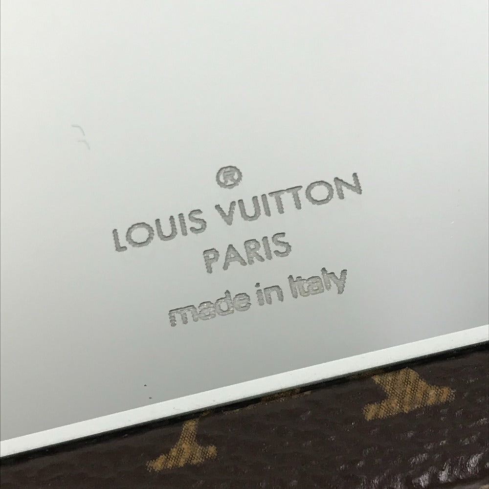 LOUIS VUITTON GI0554 モノグラム ホーム ミラー トランク インテリア 三面鏡 鏡 モノグラムキャンバス ユニセックス ブラウン