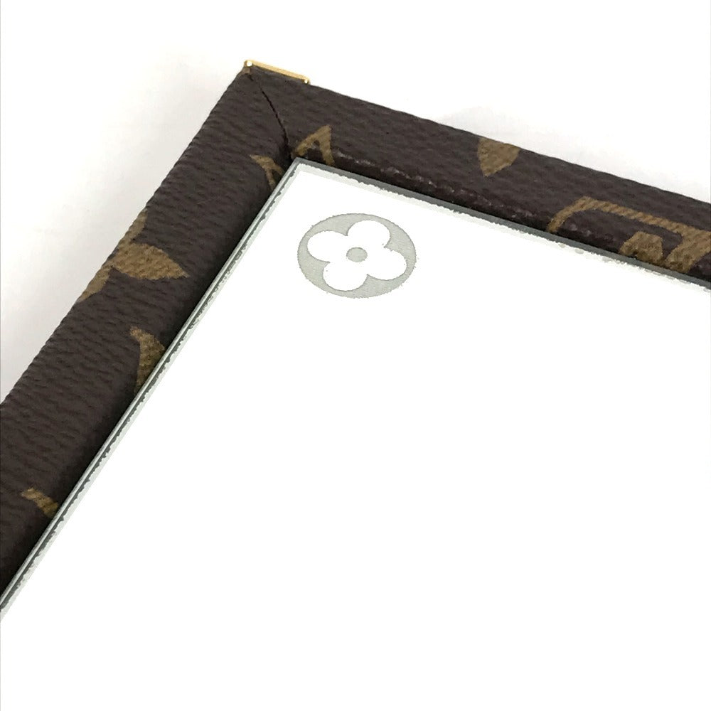 LOUIS VUITTON GI0554 モノグラム ホーム ミラー トランク インテリア 三面鏡 鏡 モノグラムキャンバス ユニセックス ブラウン