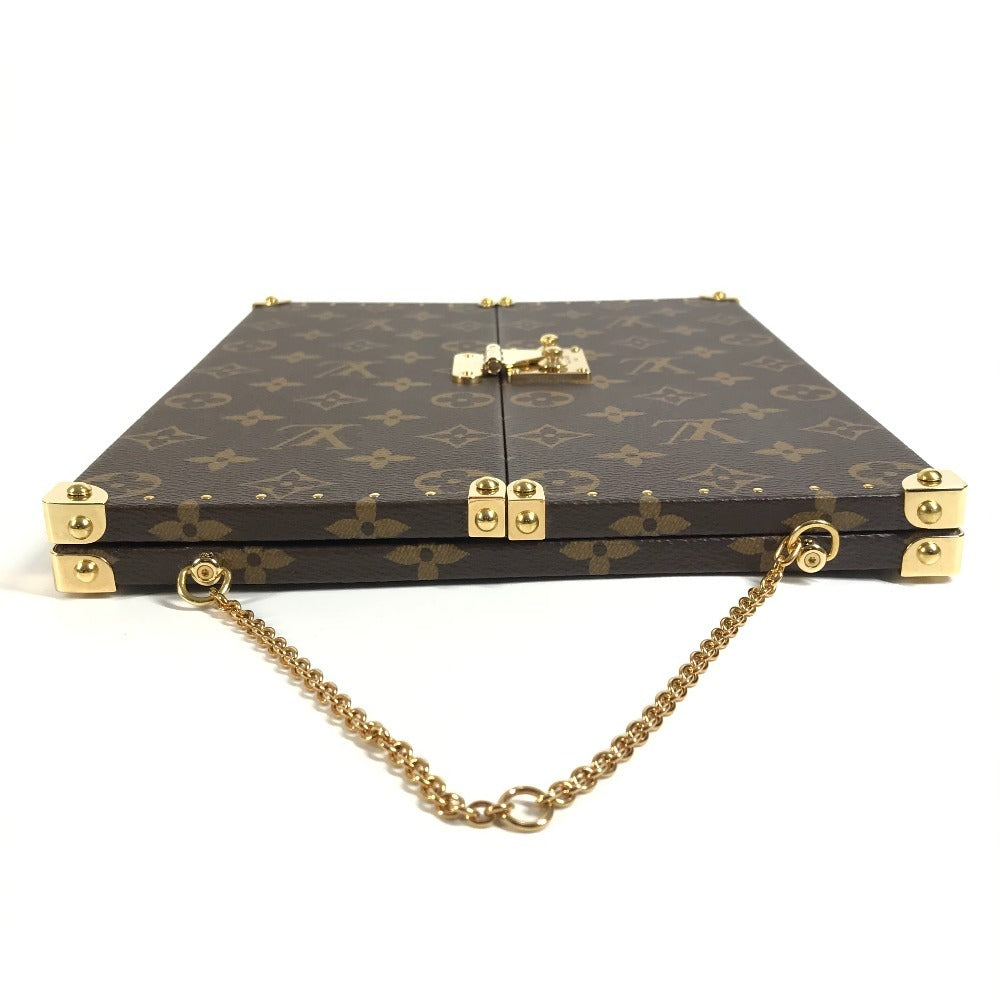 LOUIS VUITTON GI0554 モノグラム ホーム ミラー トランク インテリア 三面鏡 鏡 モノグラムキャンバス ユニセックス ブラウン