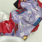 LOUIS VUITTON M77692 Scrunchie Set, Minimal Hair Accessory, Silk Scrunchie, Women's, Red and Purple
