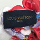 LOUIS VUITTON M77692 Scrunchie Set, Minimal Hair Accessory, Silk Scrunchie, Women's, Red and Purple