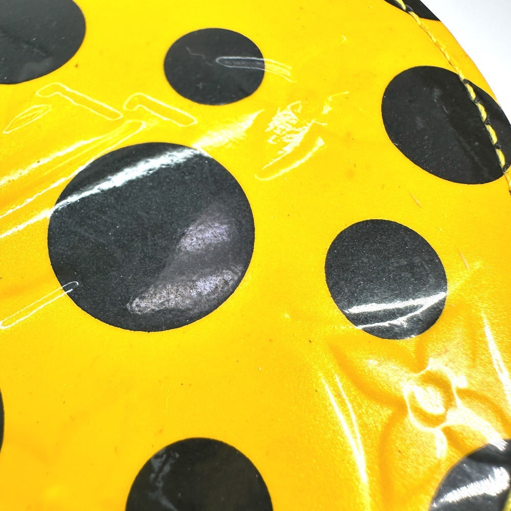 LOUIS VUITTON M91569 ヴェルニ 草間彌生コラボ ポルト モネ・シャポー 財布 小銭入れ コインケース パテントレザー レディース イエロー - brandshop-reference