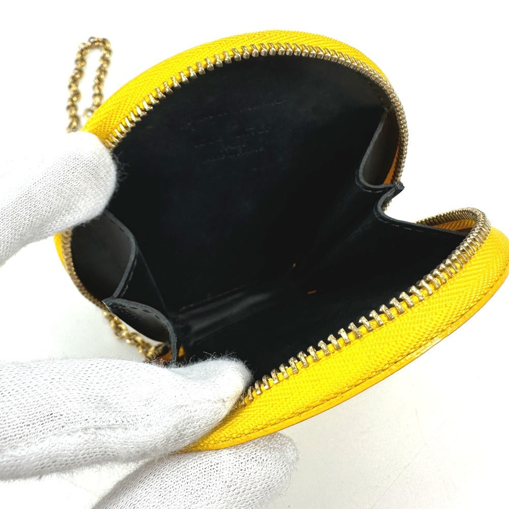 LOUIS VUITTON M91569 ヴェルニ 草間彌生コラボ ポルト モネ・シャポー 財布 小銭入れ コインケース パテントレザー レディース イエロー - brandshop-reference