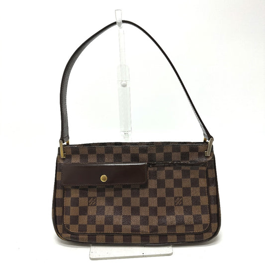 LOUIS VUITTON N51129 ダミエ オーバーニュ 肩掛け ショルダーバッグ ダミエキャンバス レディース エベヌ ブラウン