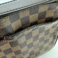 LOUIS VUITTON N51129 ダミエ オーバーニュ 肩掛け ショルダーバッグ ダミエキャンバス レディース エベヌ ブラウン