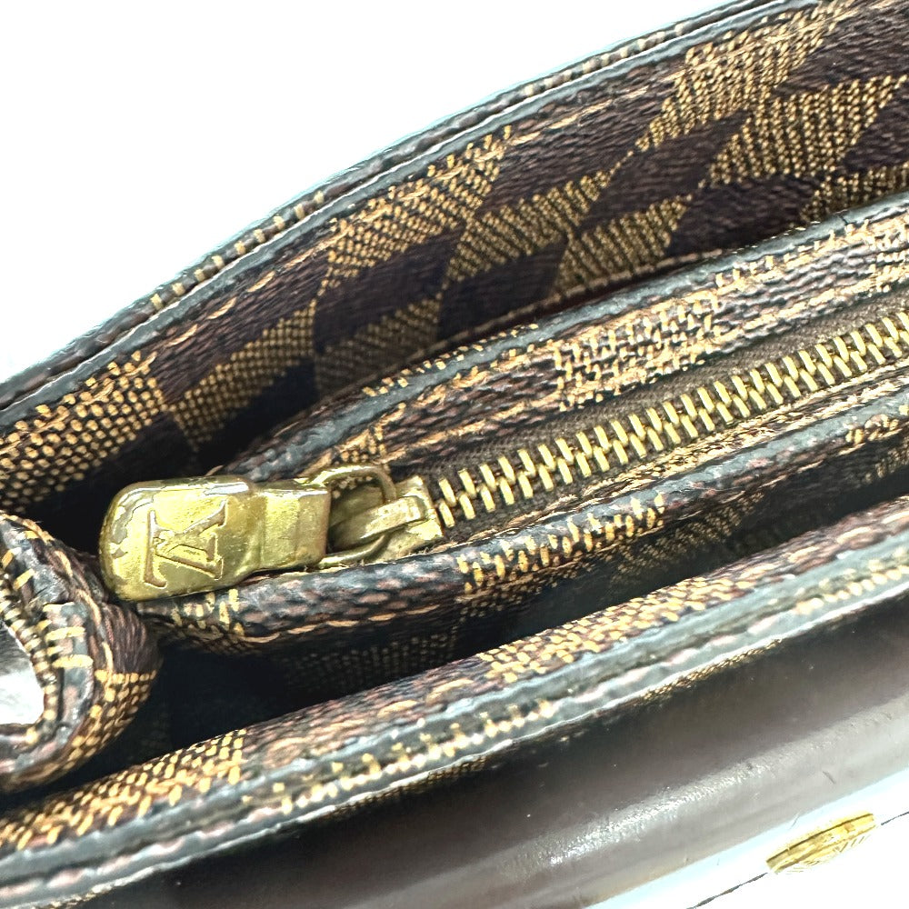 LOUIS VUITTON N51129 ダミエ オーバーニュ 肩掛け ショルダーバッグ ダミエキャンバス レディース エベヌ ブラウン