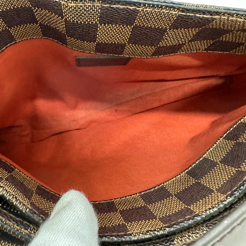 LOUIS VUITTON N51129 ダミエ オーバーニュ 肩掛け ショルダーバッグ ダミエキャンバス レディース エベヌ ブラウン