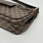 LOUIS VUITTON N51129 ダミエ オーバーニュ 肩掛け ショルダーバッグ ダミエキャンバス レディース エベヌ ブラウン