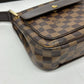 LOUIS VUITTON N51129 ダミエ オーバーニュ 肩掛け ショルダーバッグ ダミエキャンバス レディース エベヌ ブラウン