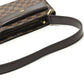 LOUIS VUITTON N51129 ダミエ オーバーニュ 肩掛け ショルダーバッグ ダミエキャンバス レディース エベヌ ブラウン