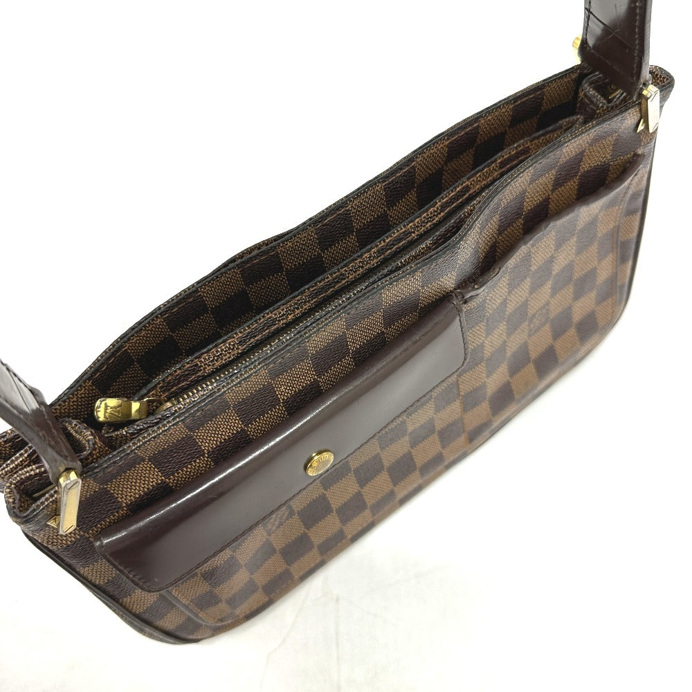 LOUIS VUITTON N51129 ダミエ オーバーニュ 肩掛け ショルダーバッグ ダミエキャンバス レディース エベヌ ブラウン