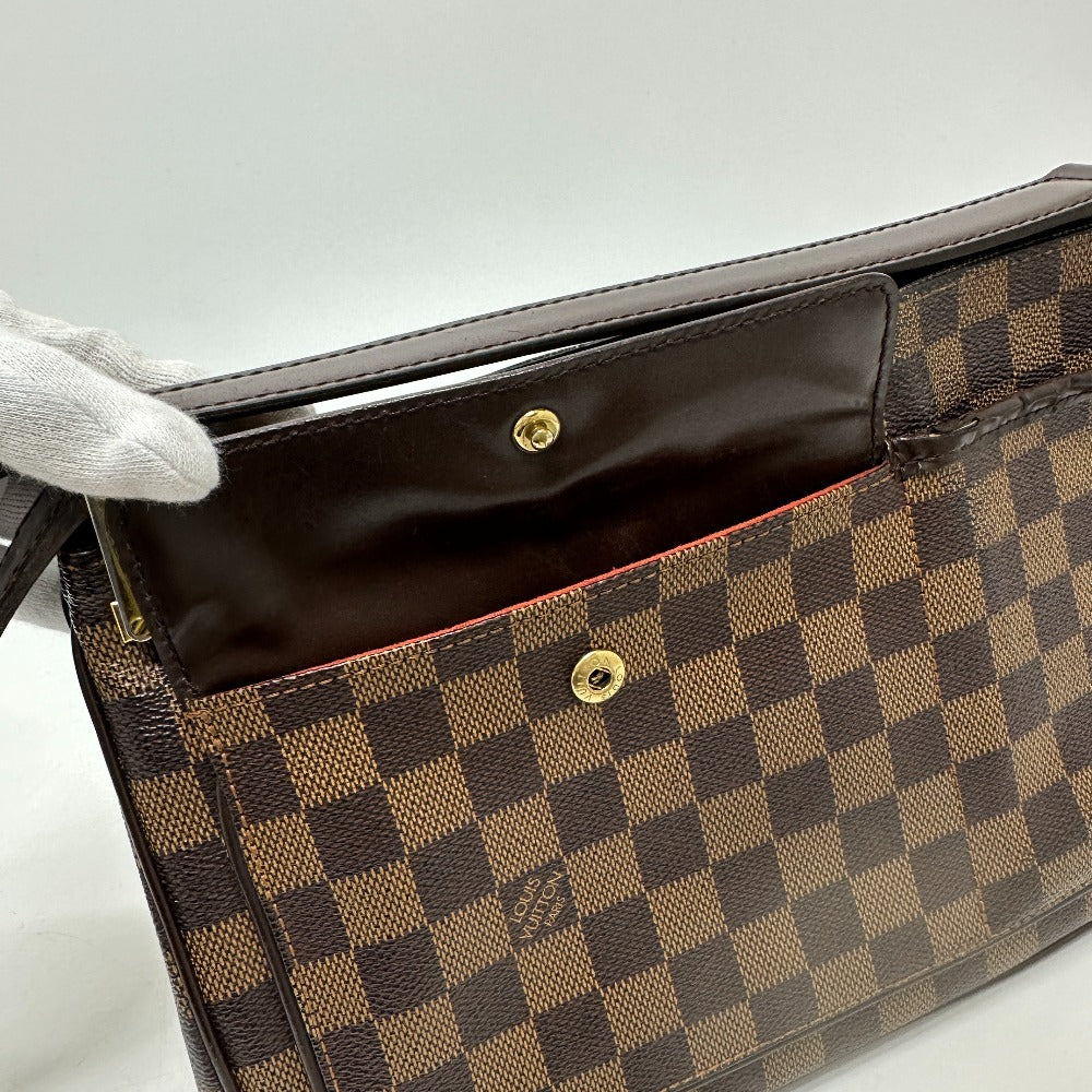 LOUIS VUITTON N51129 ダミエ オーバーニュ 肩掛け ショルダーバッグ ダミエキャンバス レディース エベヌ ブラウン